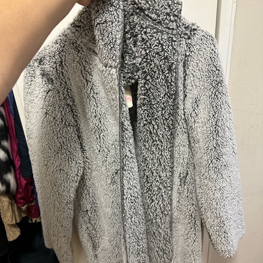 2 PINK sherpa Cardigans